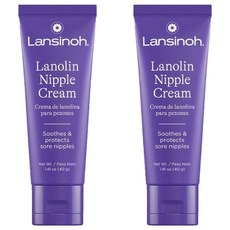 Lansinoh 蘭思諾 100%純羊毛脂乳膏, 2個, 40g