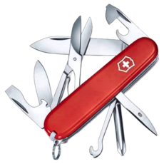 VICTORINOX 瑞士維氏 紅黑舒適握把EvoGrip 14 13用瑞士刀 瑞士製造 2.3903.C 85mm, 1個
