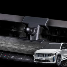 MAYTON 雷諾 Grand Koleos 車用出風口中央手機支架, 黑色, 1個