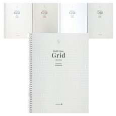 morning glory 3500 半半格線練習本 左翻式, 隨機出貨, 5個