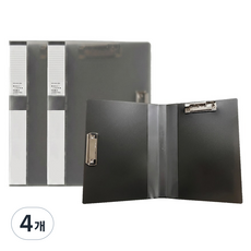 영오 인덱스 PP 더블레버파일 A4 / A3, 01 흑색, 4개