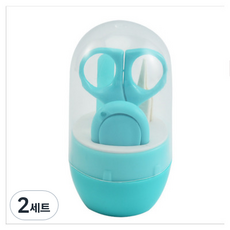 About Alli幼兒指甲刀+新生兒指甲剪組, 綠色, 2組