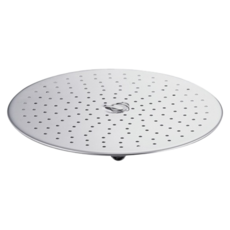 下村企販 平底鍋專用萬用蒸盤 304不鏽鋼 尺寸23.5 x 23.4 x 2.3公分 日本製造, 1個