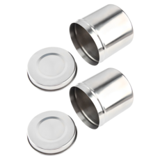 LaMon 圓形不鏽鋼罐 8cm, 單一顏色, 2個