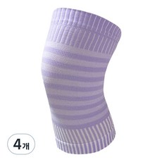 Gold Pang 針織材質彈性佳護膝 紫色, 4個