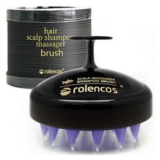 羅倫寇斯 專業頭皮洗髮梳, 1個, 金色