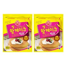 오뚜기 쌀핫케이크 믹스, 400g, 2개