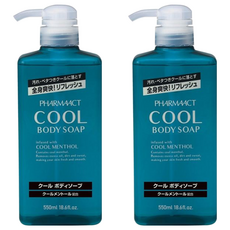 KUMANO 熊野油脂 日本酷涼保濕沐浴乳 550ml, 2瓶