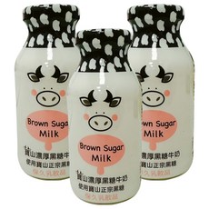 寶山鄉農會 寶山濃厚黑糖牛奶, 200ml, 3瓶