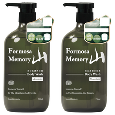 清淨海 森山島讀 沐浴露 山, 2瓶, 750ml
