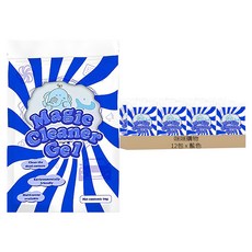 咪咪購物 清潔軟膠 鍵盤清潔軟膠, 史萊姆 藍色, 12包