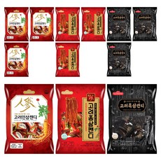 ILKWANG 高麗紅蔘糖+高麗人蔘糖+高麗黑蔘糖, 840g, 4組