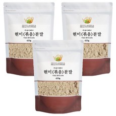 현미 볶음 분말, 450g, 3개