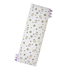 baa baa sheepz 抱抱羊 Bed Time Buddy 安撫抱枕 95% 縲縈 (竹纖維) ~ 5% 彈性纖維, 紫帽子 白色, 特大(31 x 86cm)