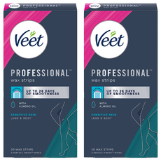 Veet 薇婷 敏感肌適用專業美體蠟紙 20片入, 2個