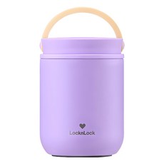 LocknLock 樂扣樂扣 Little Luv保溫便當罐, 薰衣草紫, 300ml, 1個