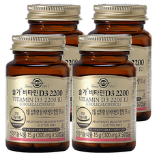 솔가 비타민D3 2200, 50정, 4개