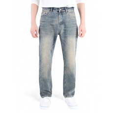 남성용 빈티지 더티 워싱 청바지 YXD57