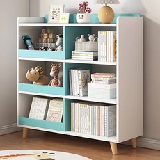 兒童六格櫃, 80 x 30 x 116 cm, 80 x 30 x 116cm, 藍色