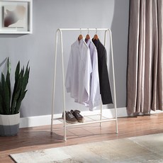comet 單層直立式衣架, 白色