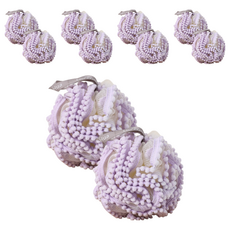 진주 레이스 버블 샤워볼, 퍼플, 1개입, 10개