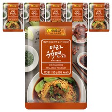 이금기 마라우육면소스, 50g, 6개