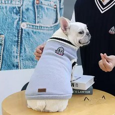 DING DONG PET 寵物波特針織背心, 灰色