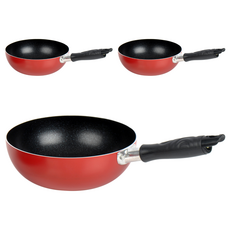 유진 토스코 마블코팅 웍 궁중팬, 28cm, 3개