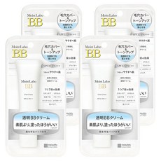 MEISHOKU 明色 MoistLabo BB霜 SPF32 PA+++ 遮蓋毛孔 提亮膚色, 裸妝款, 30g, 4條