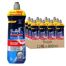 finish 洗碗機專用光潔劑, 12瓶, 800ml