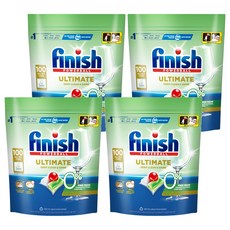 finish 零添加洗碗凝珠 洗碗機專用 100顆, 4袋, 1270g