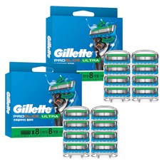 Gillette 吉列 正品 ProGlide 無感系列刮鬍刀片, 2個
