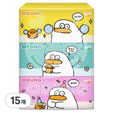 톡티슈 오둥이 미용티슈 2겹 200p x 3종 세트, 200매, 15개