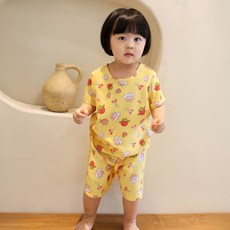 Nadri 兒童人造絲 Summer Berry Pop 短袖家居服上下套裝 NKBP013