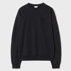 Yale男女通用Y字Logo布貼大學T