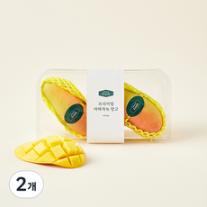 프리미엄 마하차녹 망고, 800g, 2개