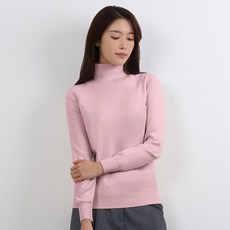 엘쏘 여성용 베이직 목폴라 풀오버 스웨터