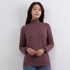 엘쏘 여성용 베이직 목폴라 풀오버 스웨터