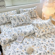 夢之語 防靜電法蘭絨床包 + 兩用被套毯4件組 加大