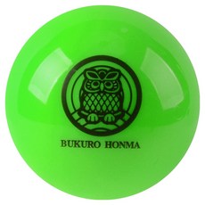 BUKURO HONMA 月光 Led 夜光 3層 公園高爾夫球 B3FUPB05, 1個, 1入, 綠色