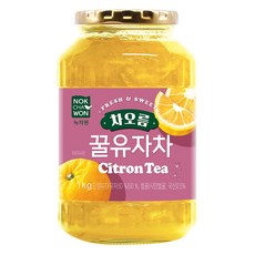 녹차원 차오름 꿀유자차, 1kg, 1개