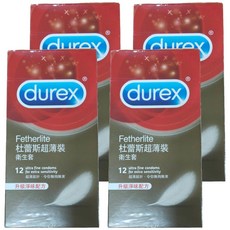 durex 杜蕾斯 超薄裝衛生套, 12個, 4盒