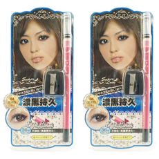 Super Love 防水眼線膠筆 防水防油抗暈染 附削筆器, 04珍光白, 2支