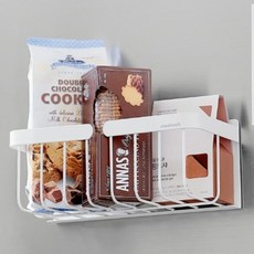 스틸크래프트 바스켓형 마그네틱 냉장고 자석선반, 크림, 1개