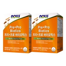 NOW Foods Pre+Pro益生菌粉隨身包 30條入, 60g, 2盒