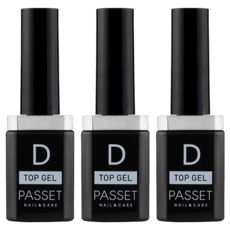 Facet D 頂部凝膠 10ml, 單色, 3個