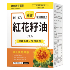 BHK's 紅花籽油CLA軟膠囊, 60顆, 1盒