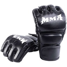 BAEGOT Baegot Sports 成人拳擊格鬥手套, 黑色