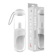 Babion 狗狗散步便攜膠囊水瓶 V2, 1個, 白色