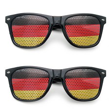 Allode 各國國旗派對眼鏡, 2個, TYPE04德國